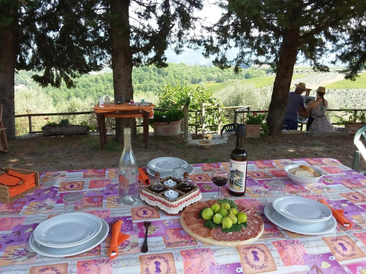 Agriturismo Podere Somigli Di Lorenzo Correani Hotel Greve in Chianti Kültér fotó